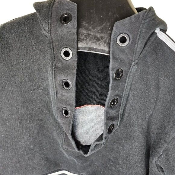 Fenty Puma By Rihanna Rising Sun Lace-Up Crop Hoodie Sweatshirt Womens L Black - Picture 3 of 12